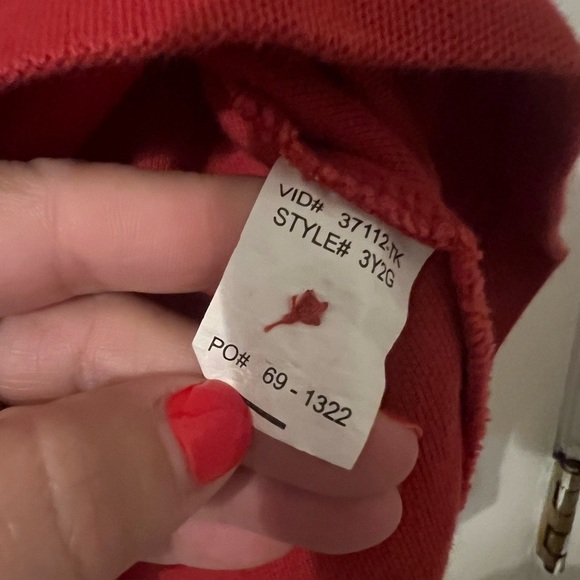 Men’s Orvis Large Red Short Sleeve Polo Shirt American Flag Embroidered- (S107) - Picture 6 of 11